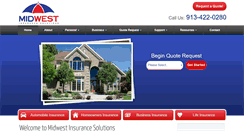 Desktop Screenshot of midwest-insurance.com